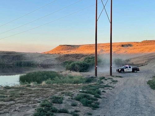 Patrol Vehicle in the Country