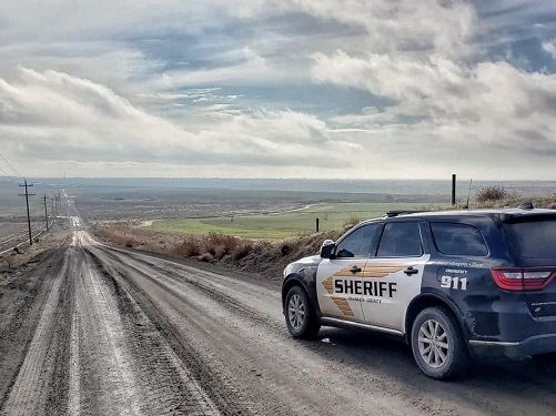 Patrol Vehicle on Dirt Road
